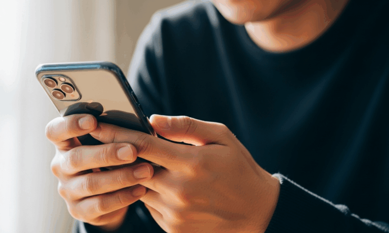 スマホ 男性