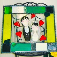 ウェディング　ステンドグラス