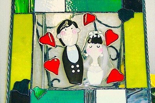 ウェディング ステンドグラス