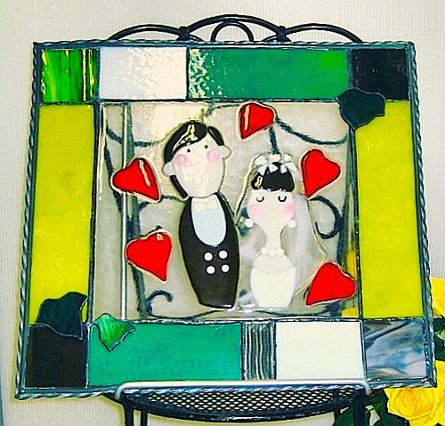 ウェディング ステンドグラス